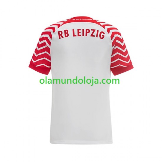Camisola RB Leipzig Homem Equipamento Primeiro 2023-2024 Manga Curta